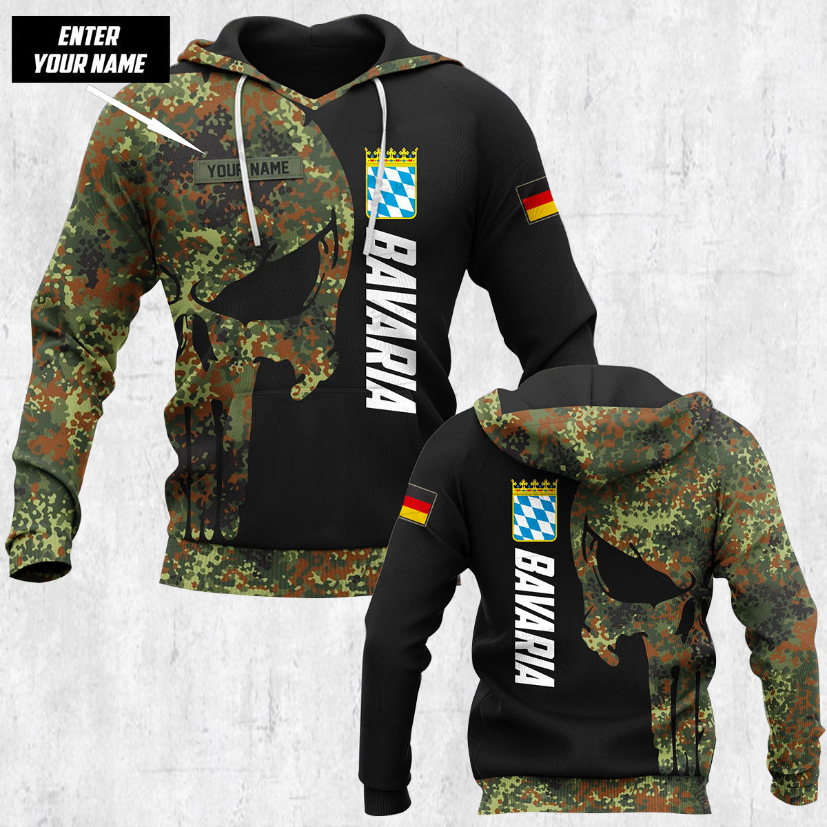 BAVARIA HOODIE Customize hoodie 3d printed