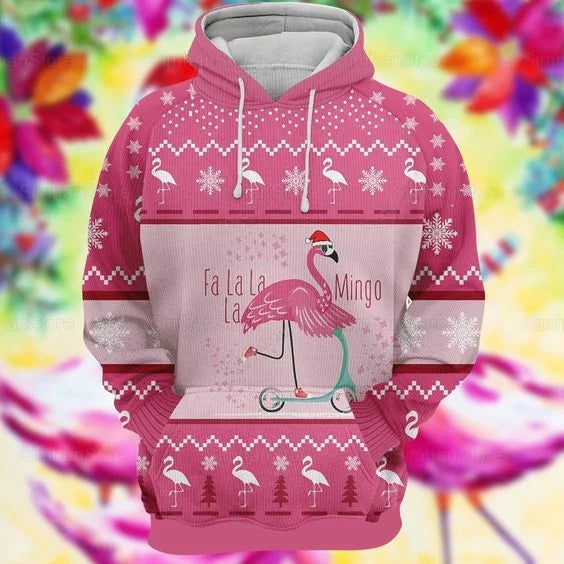 FLAMINGO HOODIE hoodie 3d printed