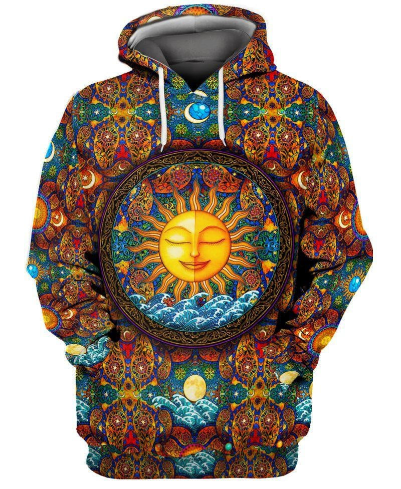HIPPIE HOODIE 3D PRINTED-HP10