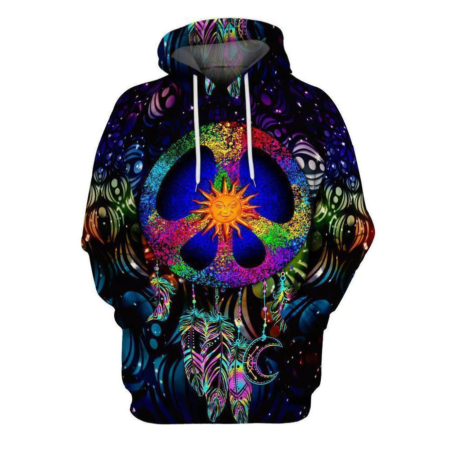 HIPPIE HOODIE 3D PRINTED-HP111