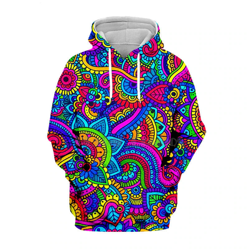 HIPPIE HOODIE 3D PRINTED-HP113