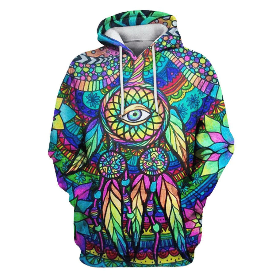 HIPPIE HOODIE 3D PRINTED-HP3