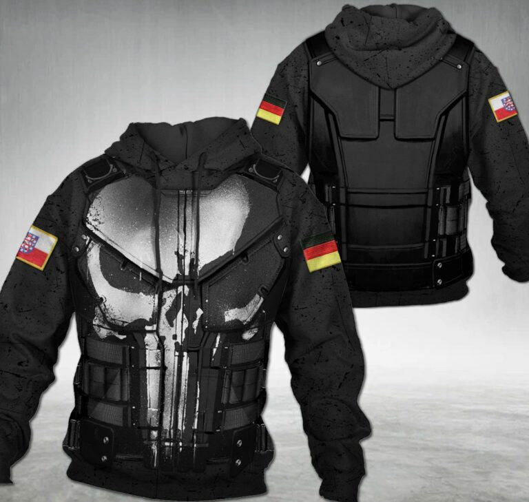 Thuringia Germany combat vest hoodie CP2