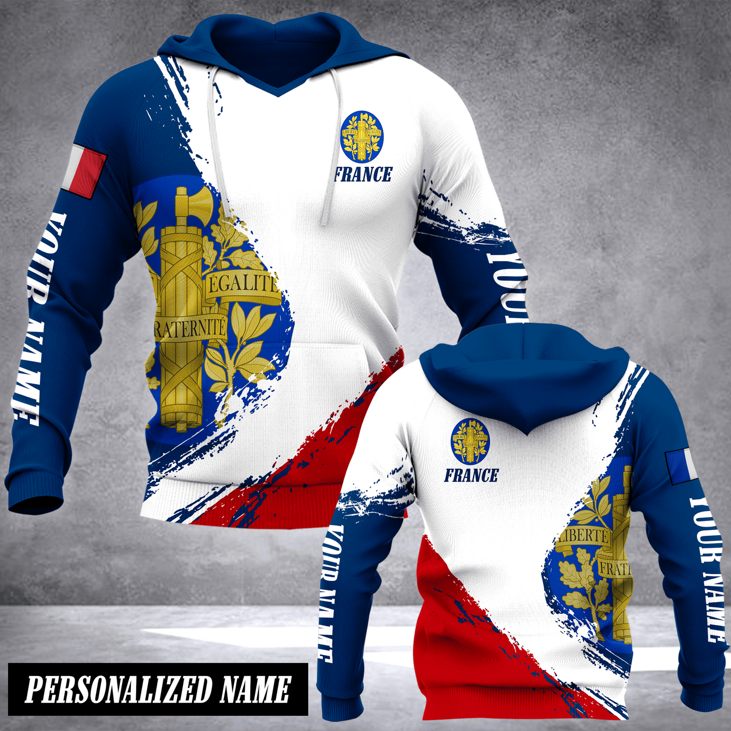 France HOODIE Customize hoodie 3d printed fly