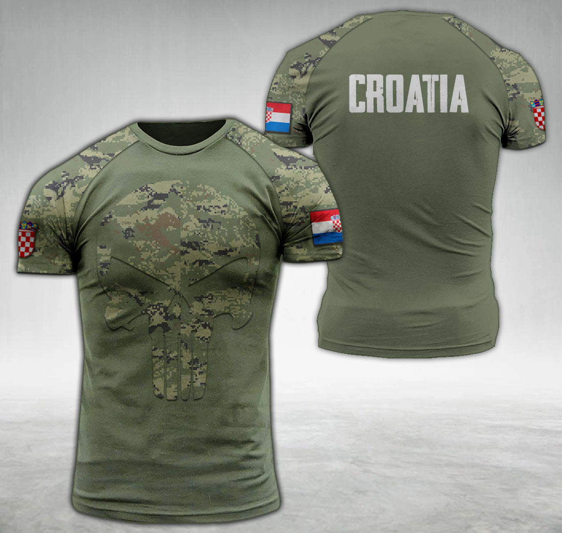 Croatia camo T-shirt