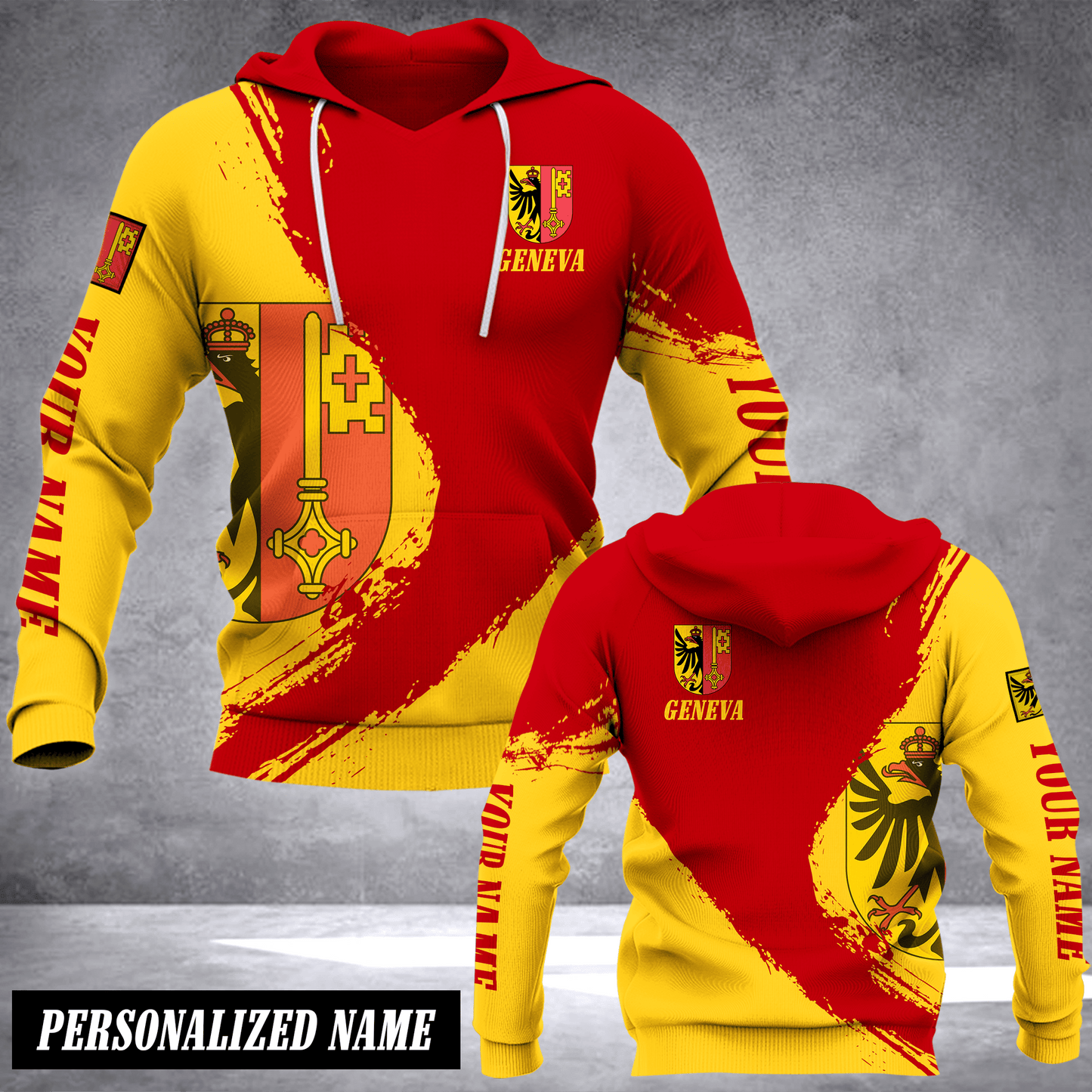 Geneva switzerland HOODIE Customize hoodie 3d printed 3