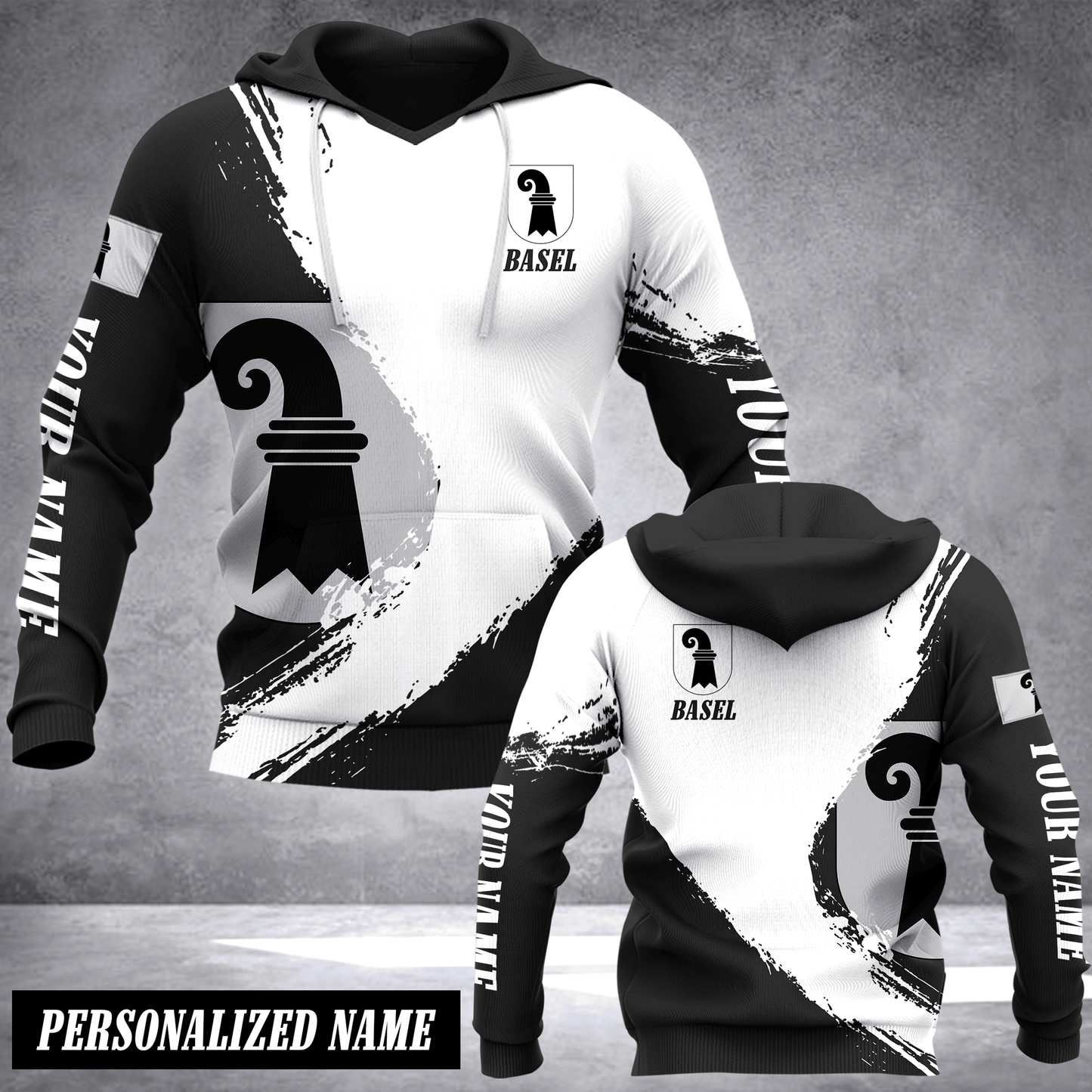 Basel switzerland HOODIE Customize hoodie 3d printed 3