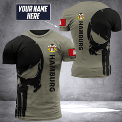 Hamburg pun customize T-shirt