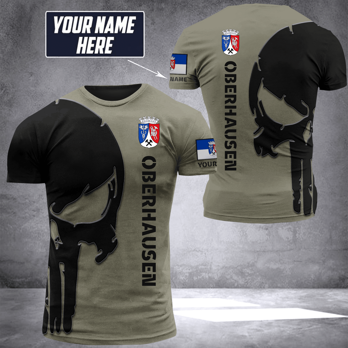 Oberhausen pun customize T-shirt
