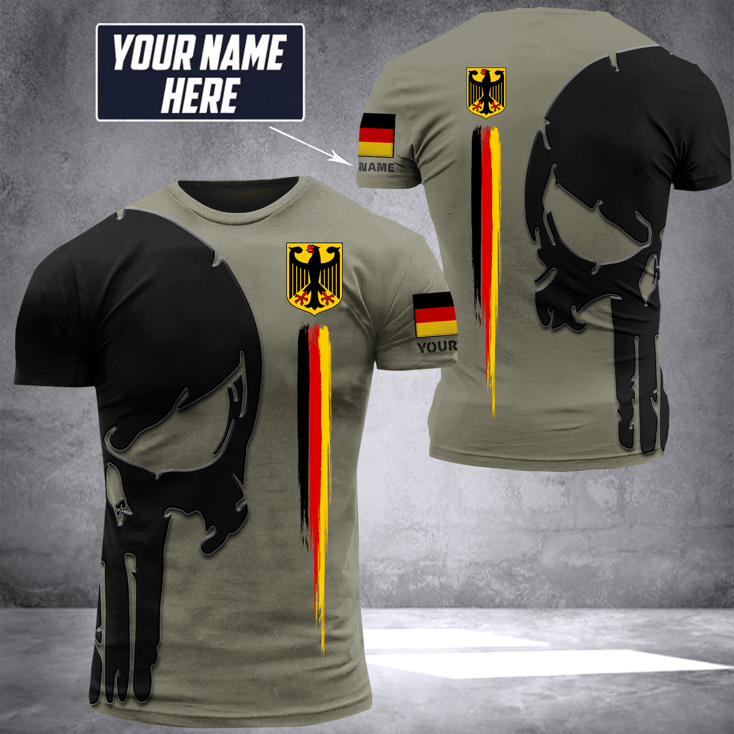 Germany pun customize T-shirt