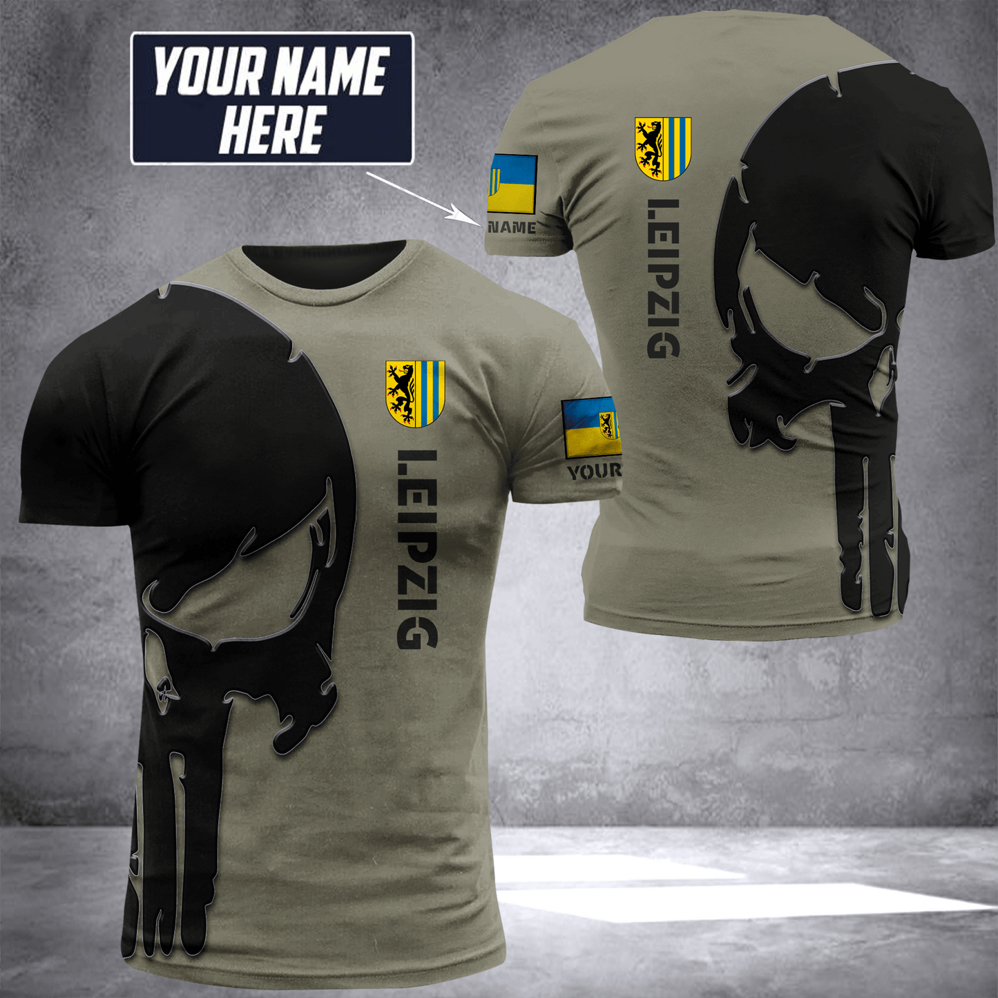 Leipzig pun customize T-shirt