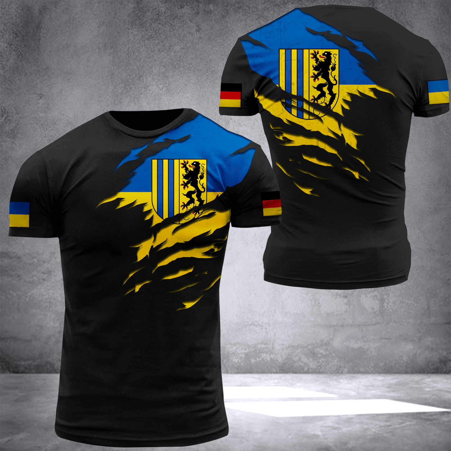 Chemnitz Germany National Flag T-shirt I02