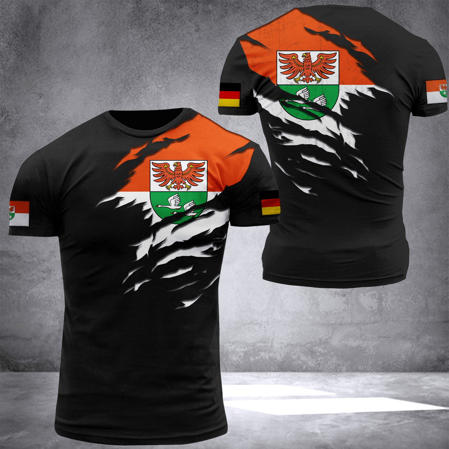 Oberhavel Germany National Flag T-shirt I02