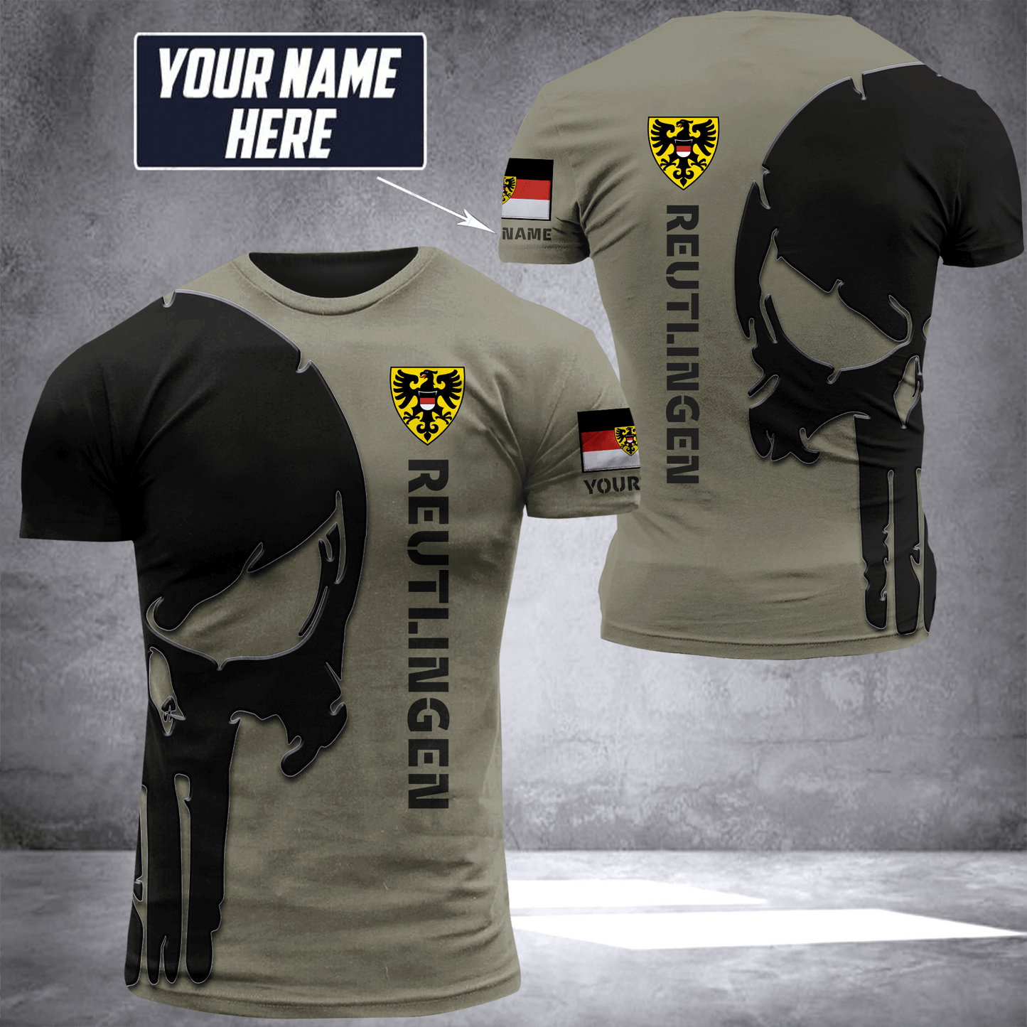 Reutlingen pun customize T-shirt