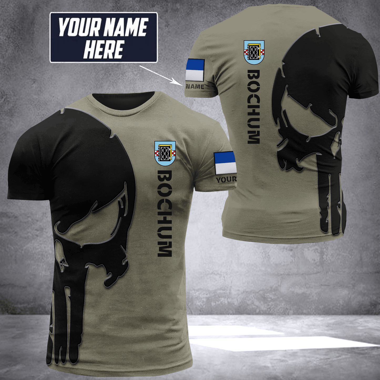 Bochum pun customize T-shirt
