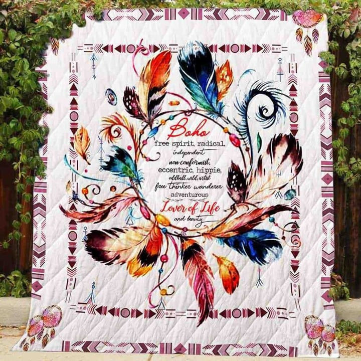 Hippie Peaceful bedding Quilt blankets 3d 012