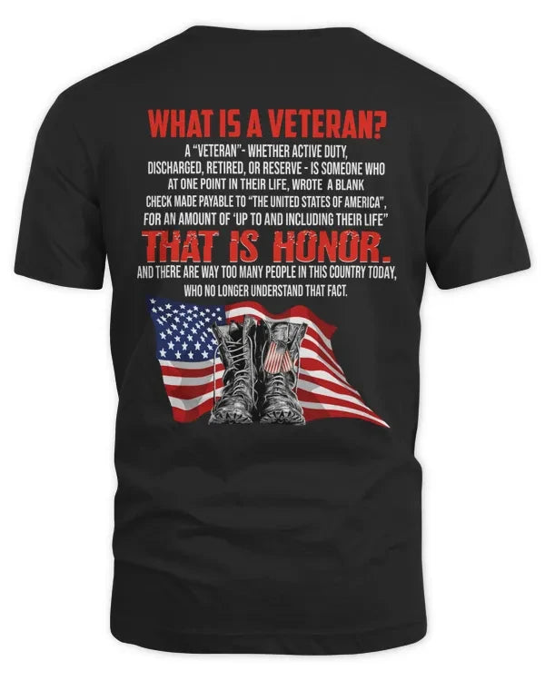 What Is A Veteran - That Is Honor