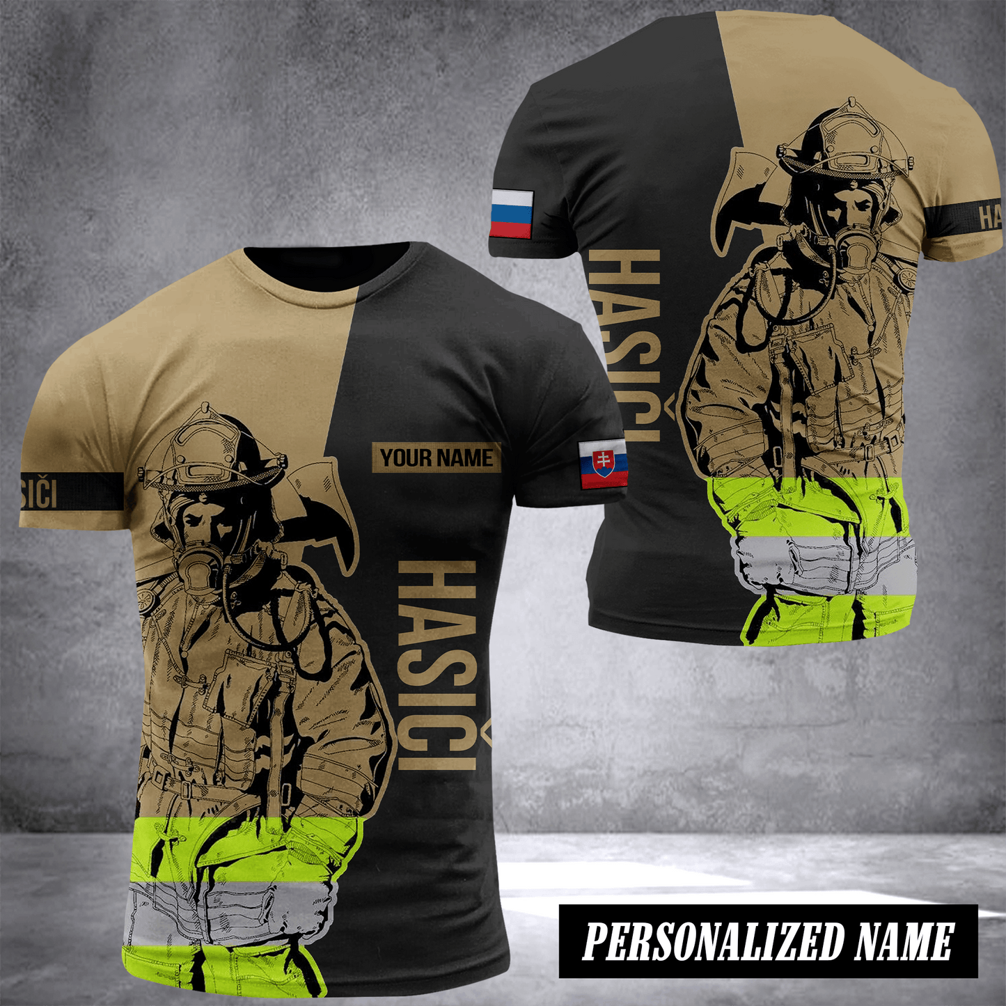 Firefighter Slovakia customize T-shirt 245