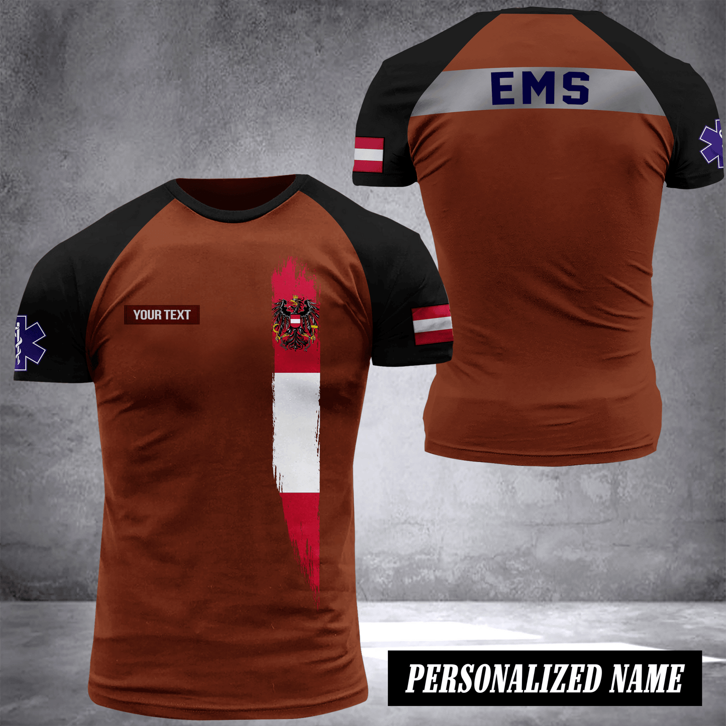 EMS Paramedic Austria customize T-shirt 245