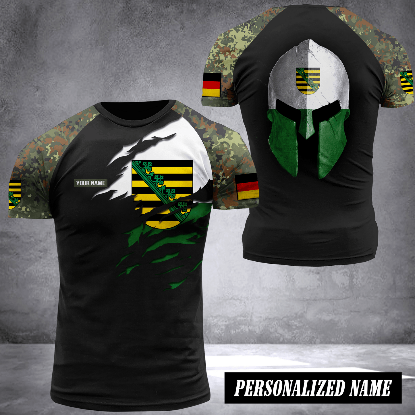 Saxony spartan custom T-shirt 2509
