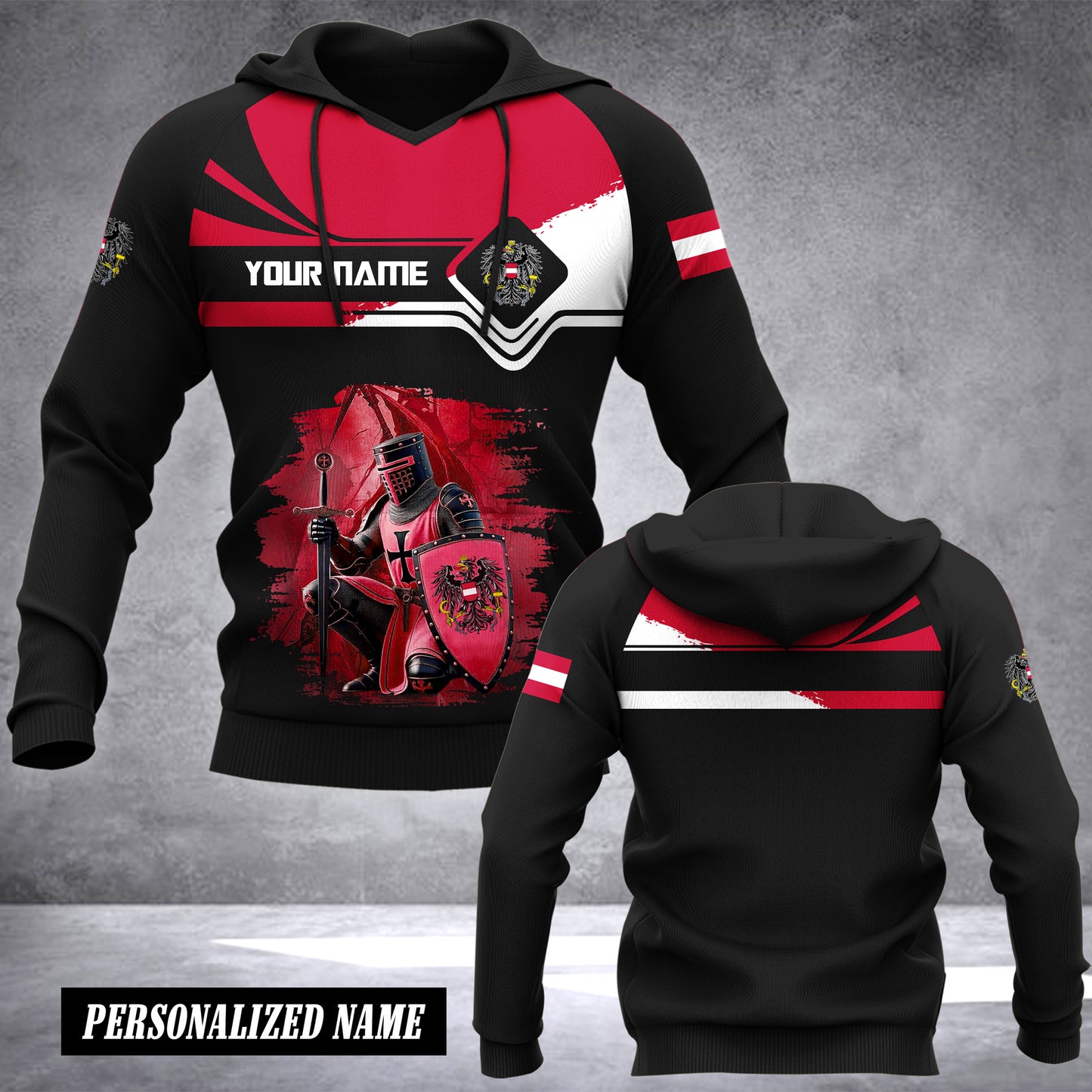 Austria customize hoodie flag 2510