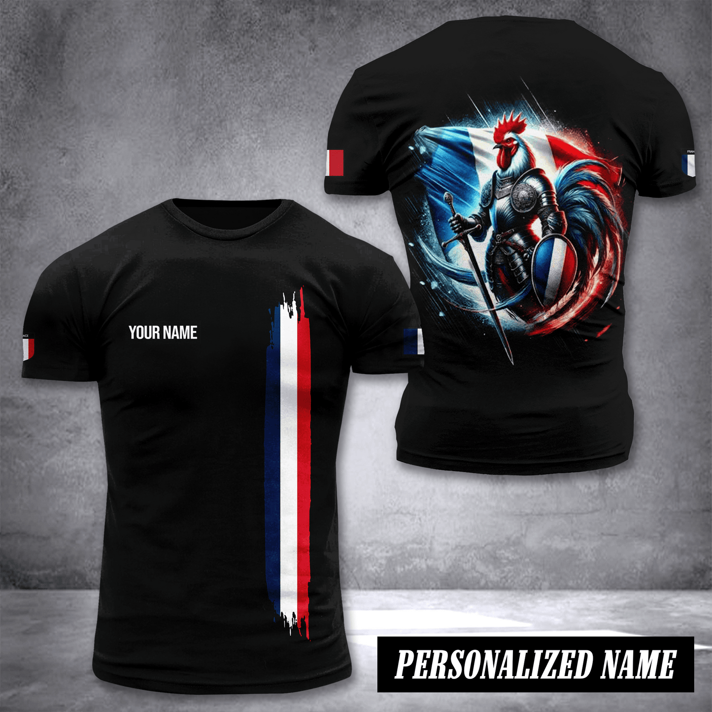 France customize T-shirt 5210