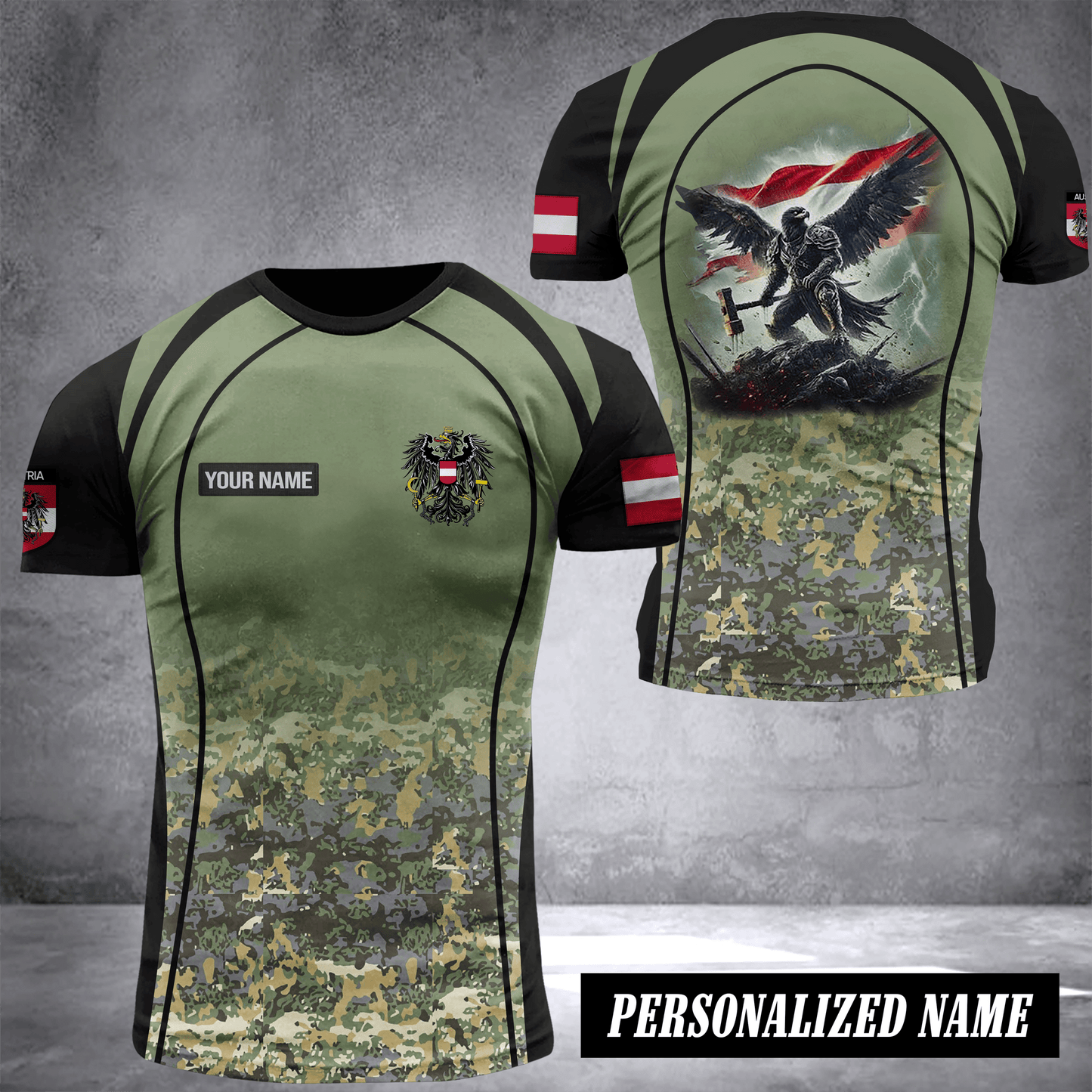 Austria camo lgo T-shirt 2509