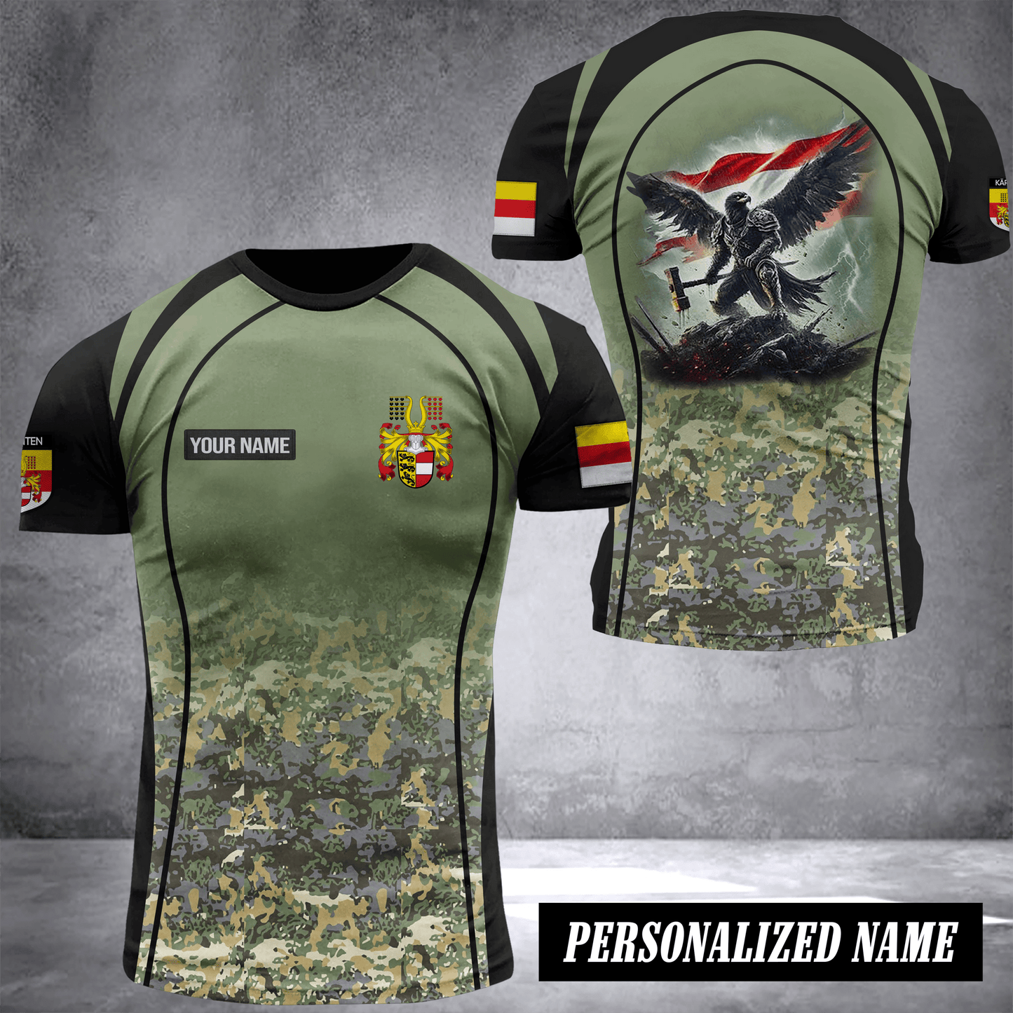 Kärnten camo lgo T-shirt 2509