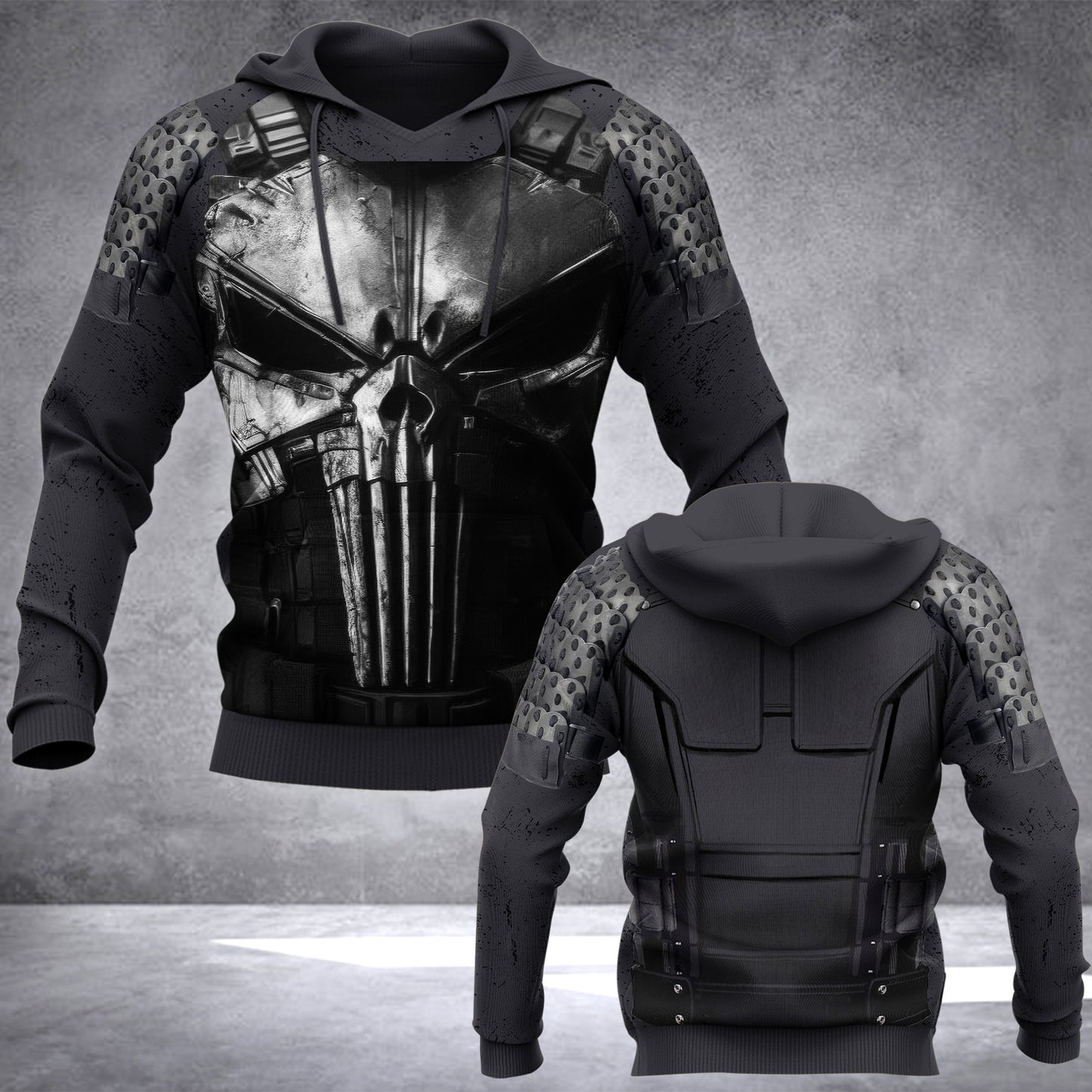 Austria tatical vest pun hoodie 3d