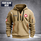Soldier Austria customize Hoodie Half Zipper