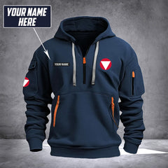 Soldier Austria customize ranking Hoodie Half Zipper