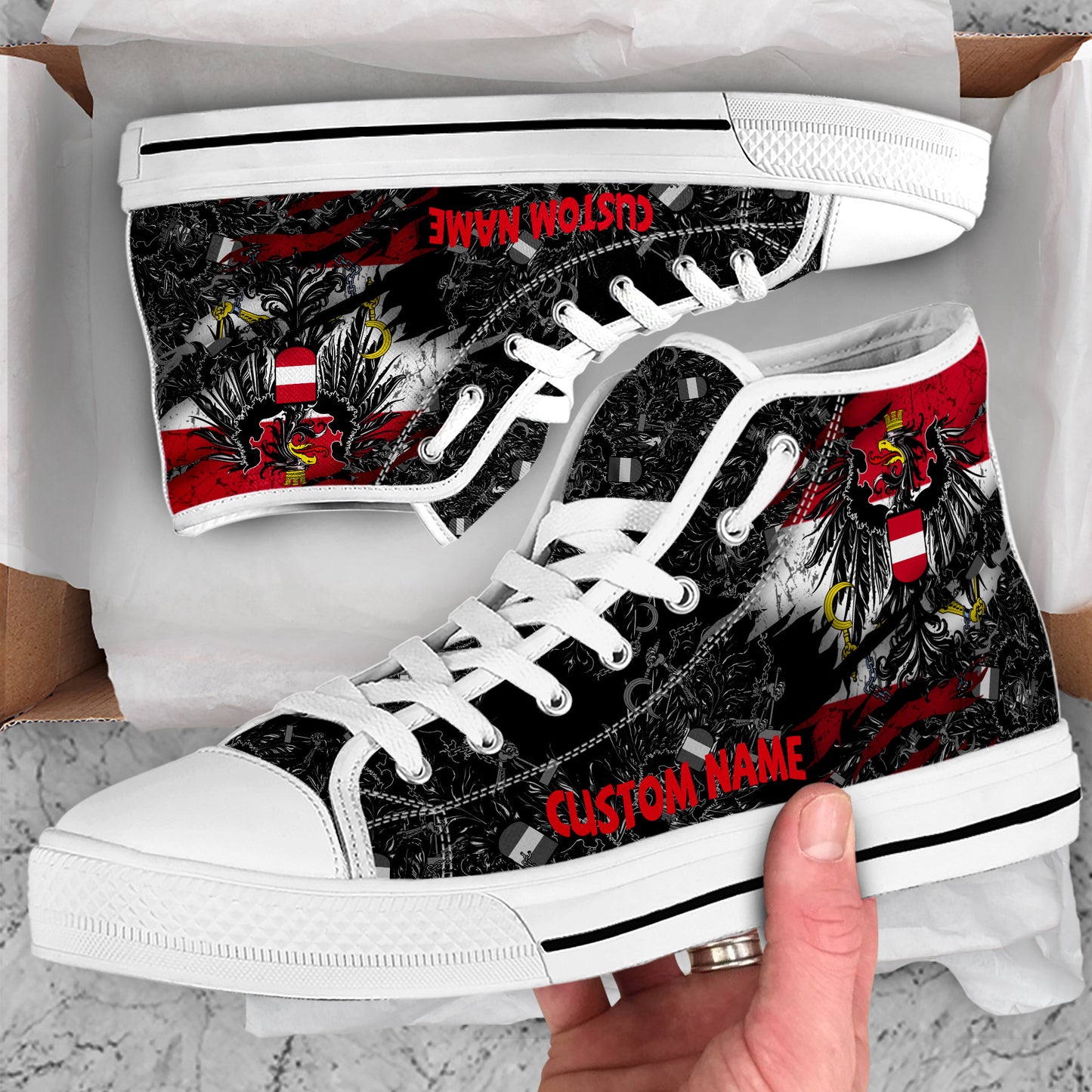 Austria Customize High Top Shoes