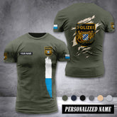 Polizei Bavaria customize T-shirt back
