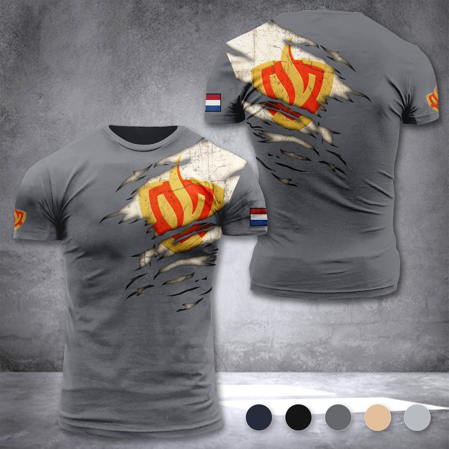 Firefighter Netherland customize T-shirt 304