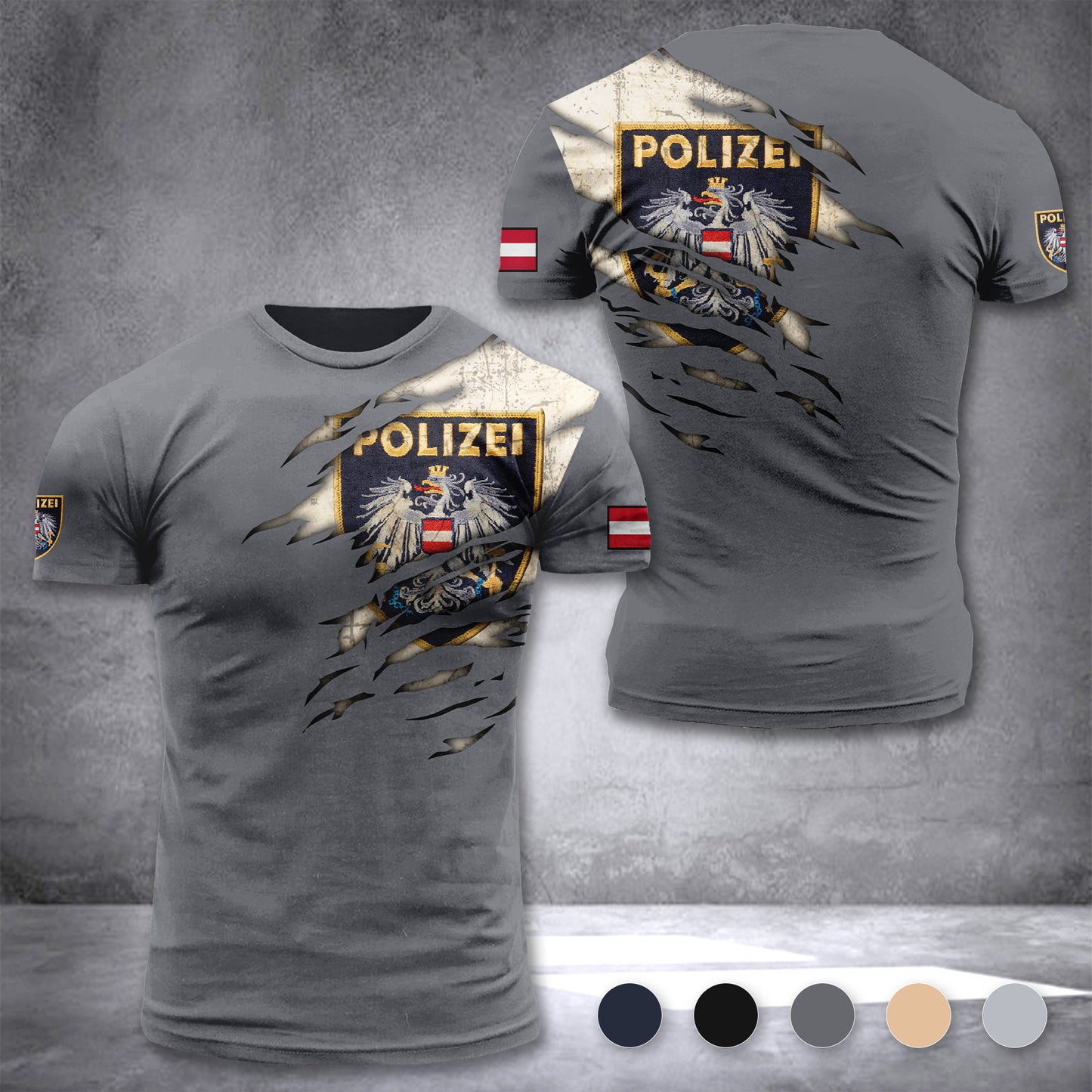 Polizei Austria customize T-shirt 304