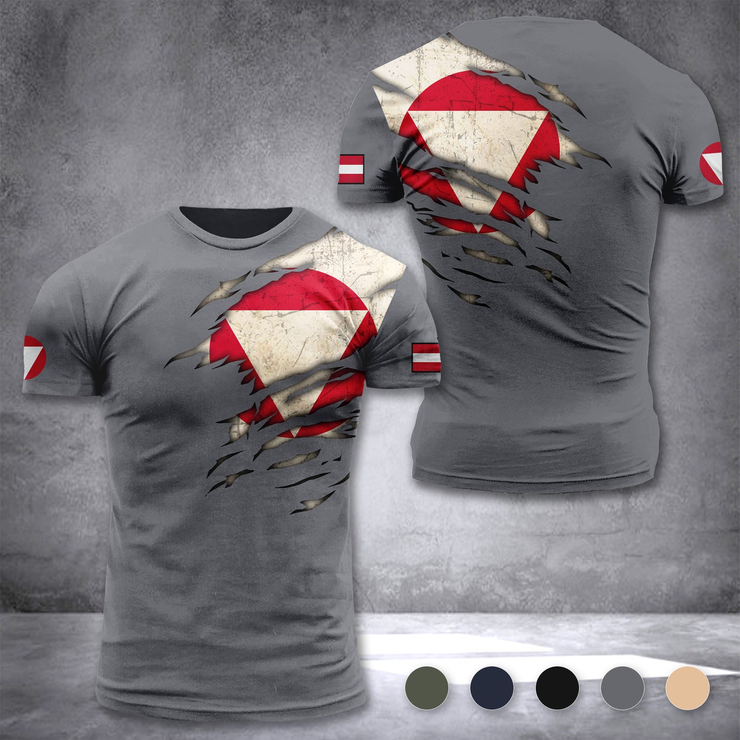 Soldier Austria Army customize T-shirt