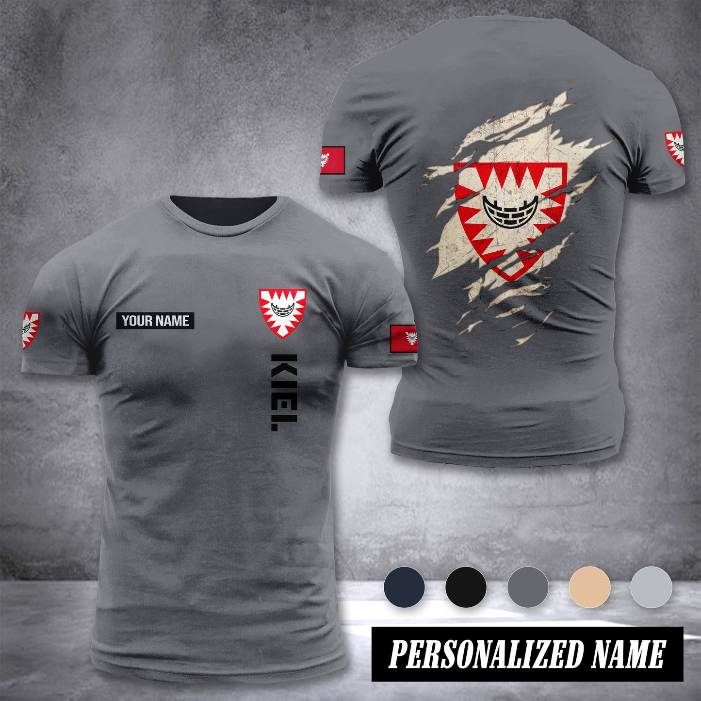 Kiel customize T-shirt back