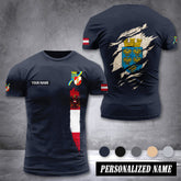 NÖ Feuerwehr Firefighter Austria customize T-shirt back