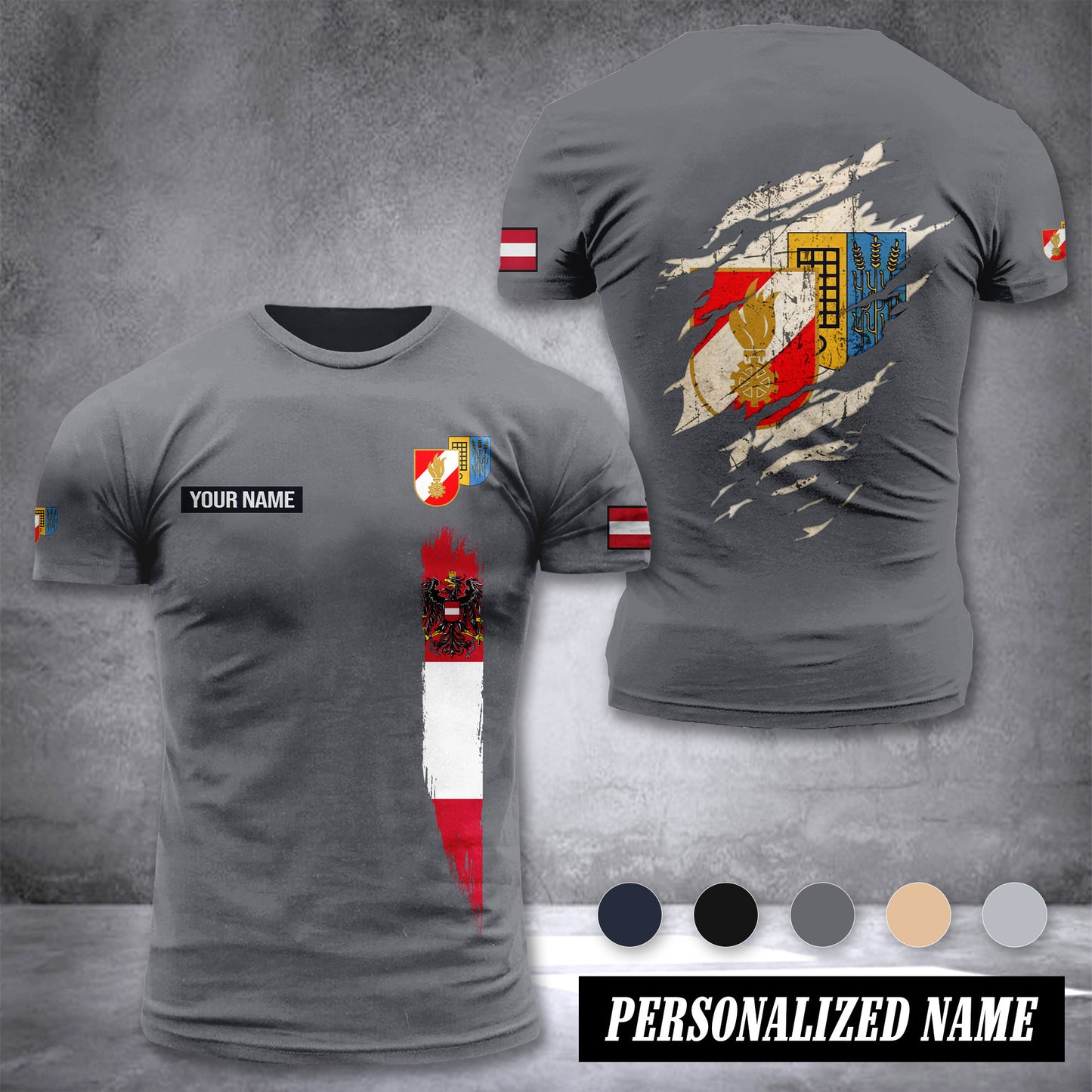 Feuerwehr Stans customize T-shirt back