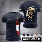 Justizwache customize T-shirt back