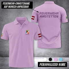 Firefighter Niederösterreich customize polo back