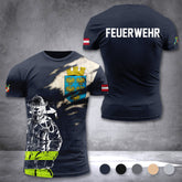 Firefighter Lower Austria customize T-shirt 3d 297