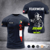 Firefighter Lower Austria customize T-shirt 3d 297