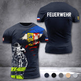 Firefighter Schleswig Holstein Germany customize T-shirt 3d 297
