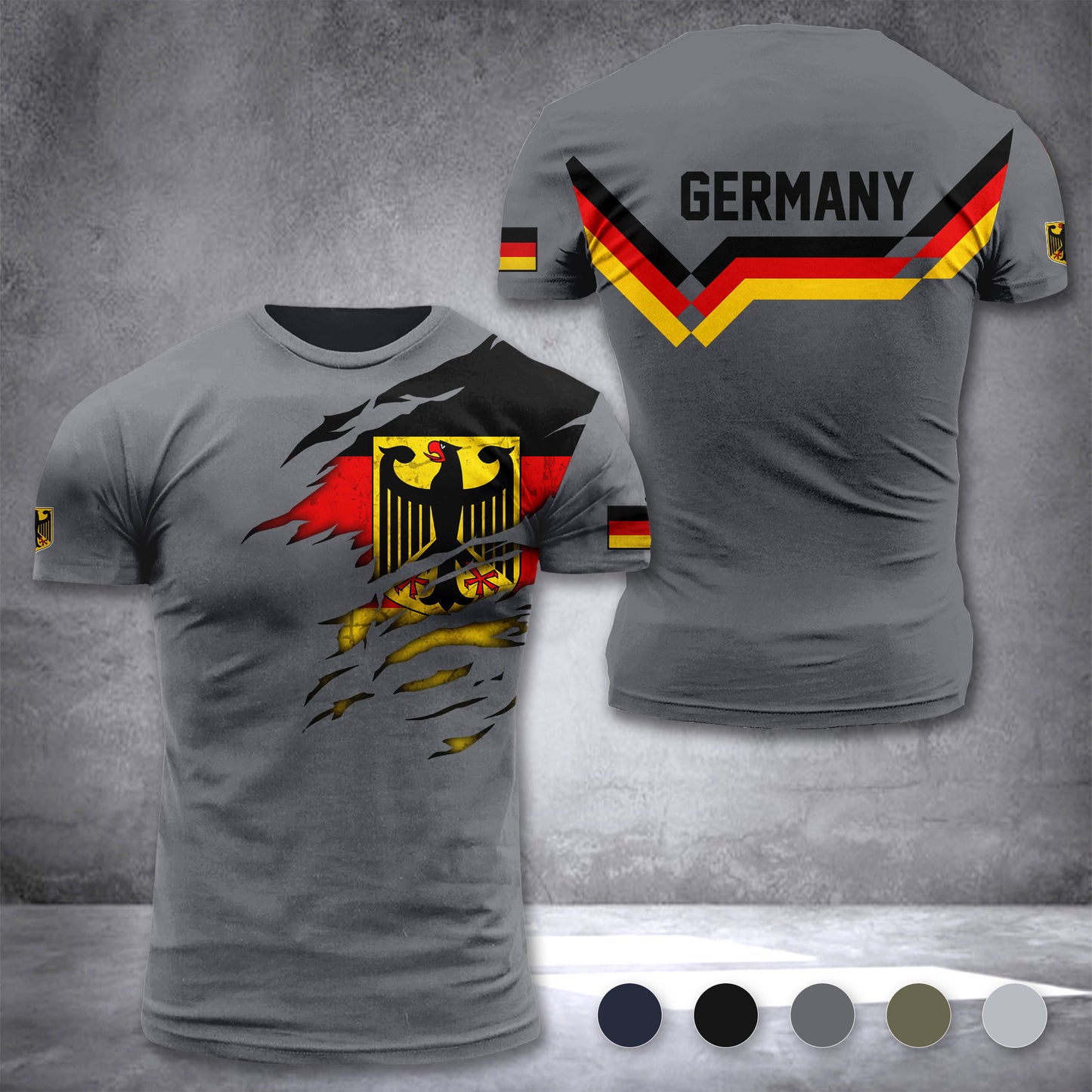 Germany customize T-shirt 3d 148