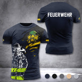 Firefighter Gera Germany customize T-shirt 3d 168