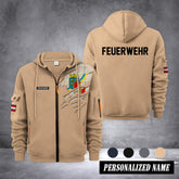 Firefighter Lower Austria customize Zipper cardigan jacket 0909