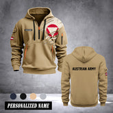Soldier Austria customize Hoodie Half Zipper 0909