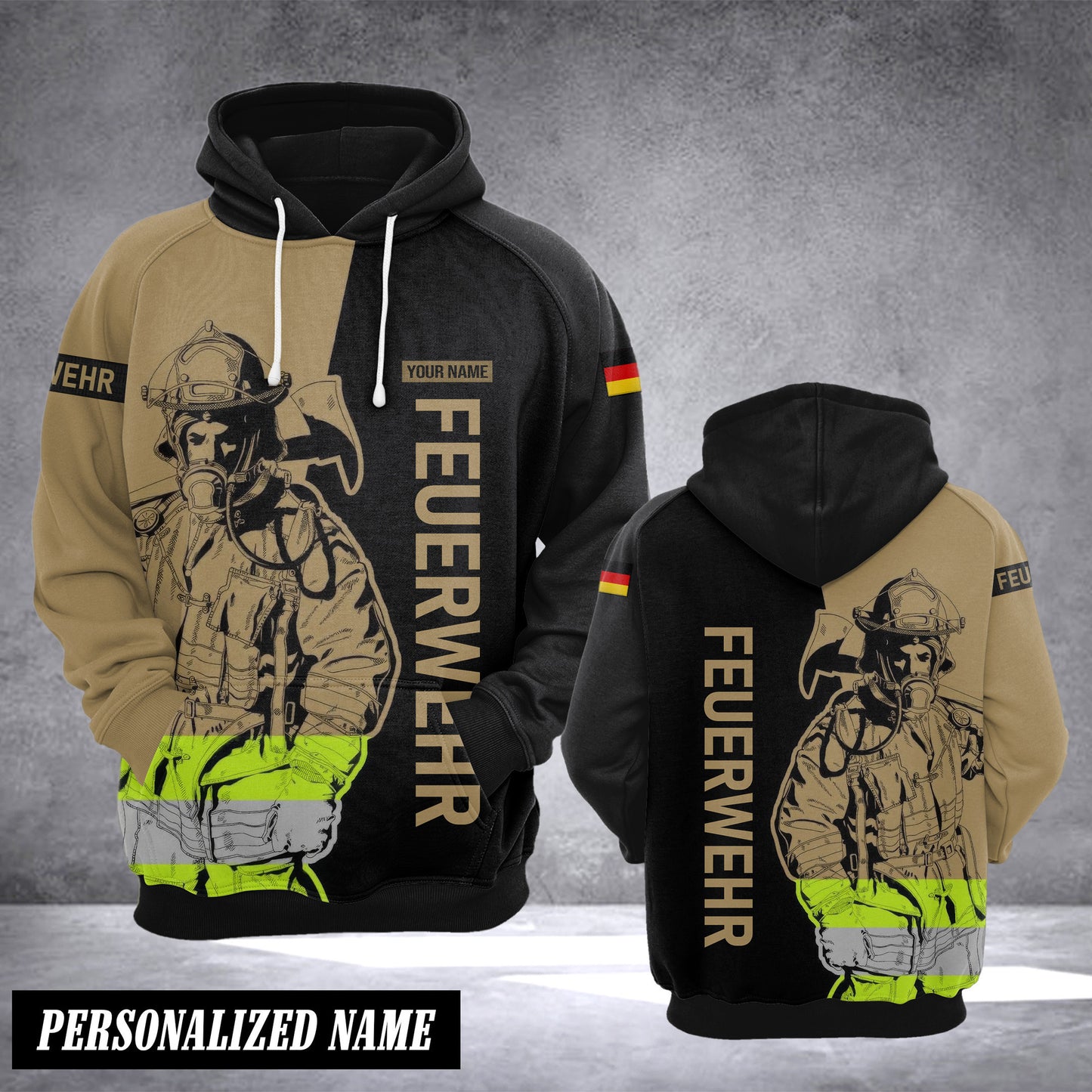Firefighter Germany customize hoodie T SHIRT SWEATER 245