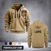 Los Angeles Firefighter customize Hoodie Half Zipper 0909